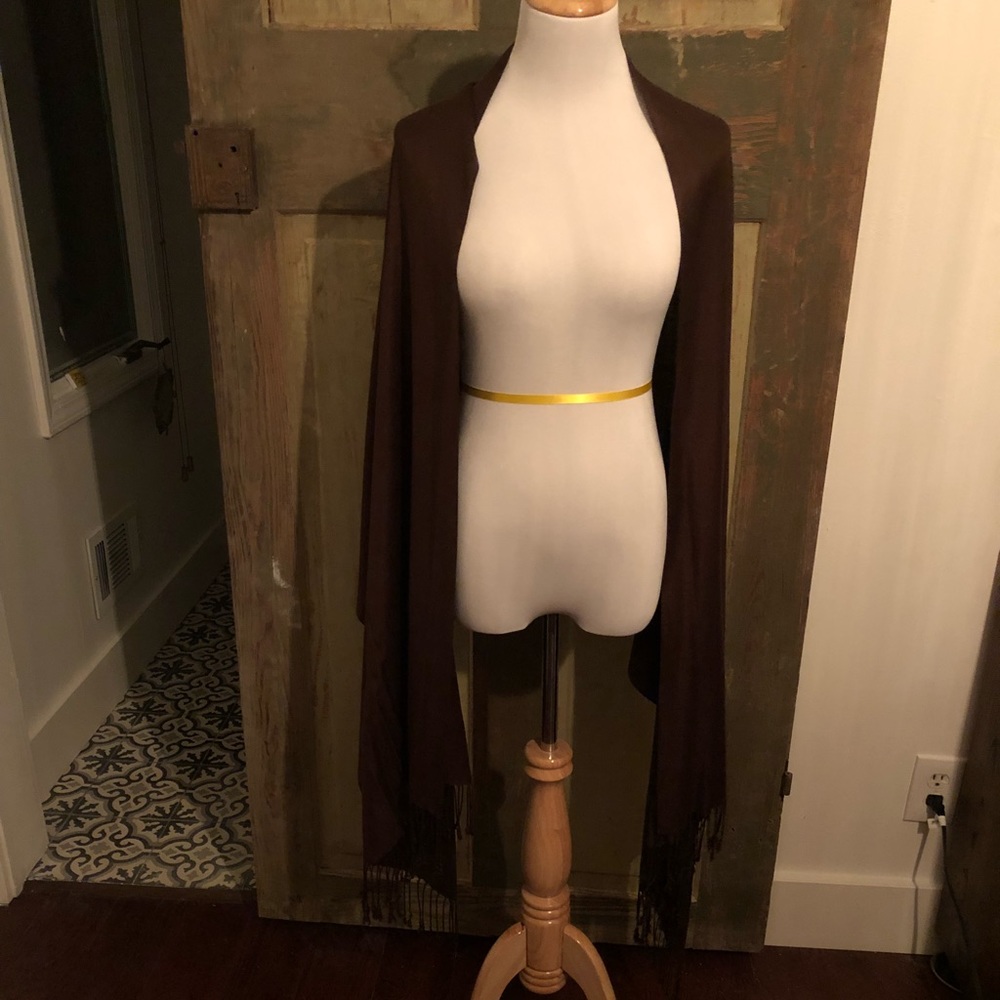 Brown Large Scarf